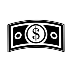 Money bill isolated