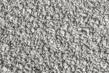 White building gravel close up how the background.