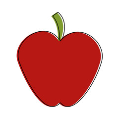 Apple fruit isolated