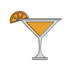 Lemon cocktail drink