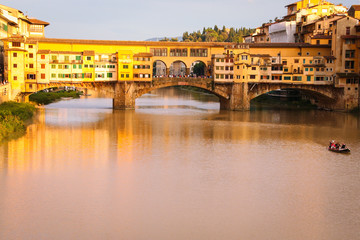 Obraz premium florence and Ponte Vecchio