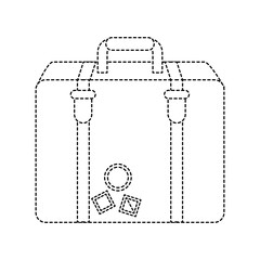 Travel suitcase symbol