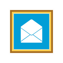 Mail icon. Vector Illustration