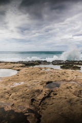 Waves Crashing