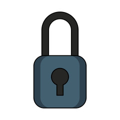 Padlock security symbol