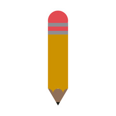 Wooden pencil isolated