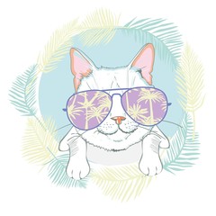 cute cat vector,Cute cat Christmas greeting card,The cover design for new year and Christmas,Children illustration for School books and more. Separate Objects,Romantic hand drawing poster,cat print