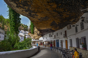 Spain Andalusia Setenil de las bodegas village