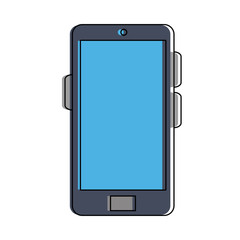 Smartphone mobile technology icon vector illustration graphic design