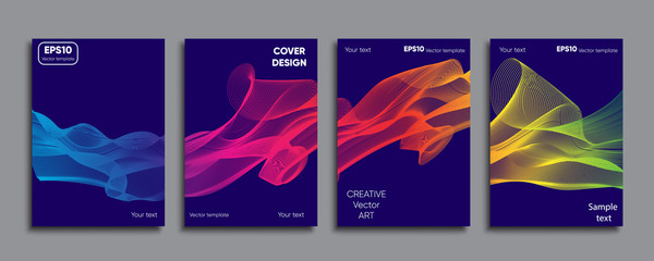 Creative colored cover. Cover design.