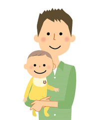 パパと赤ちゃん