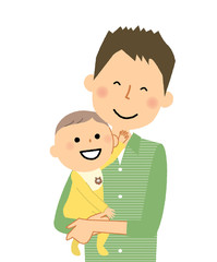 パパと赤ちゃん