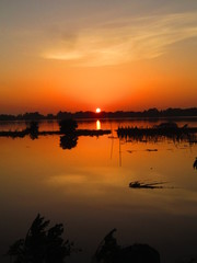 Obraz premium Sun on the horizon