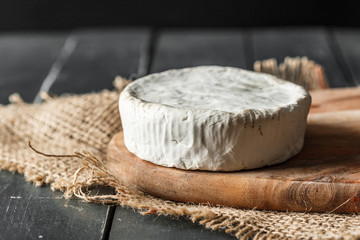 Cheese on the wooden table