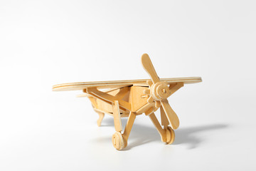 toy airplane isolated
