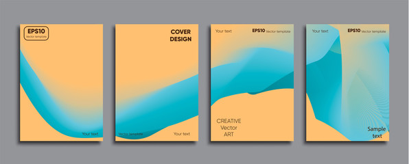 Creative colored cover. Cover design.