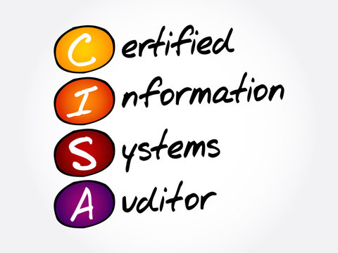 CISA &ndash; Certified Information Systems Auditor acronym, business concept background