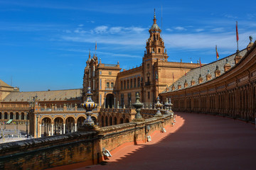 Obraz premium Spain Andalusia Sevilla Plaza de Espana