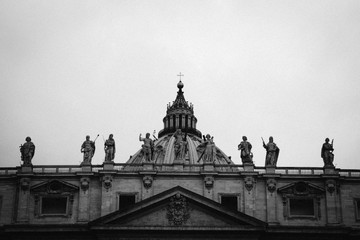 Fototapeta na wymiar Vatican City and Museum in Rome , Italy