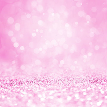 Light Pnik Sparkling Valentine Background