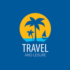 Obraz premium Vector logo travel