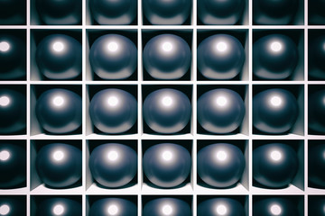 Background black balls