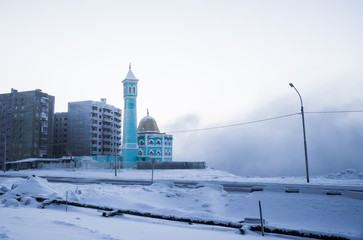 The northernmost mosque in Norilsk, Russian Federation