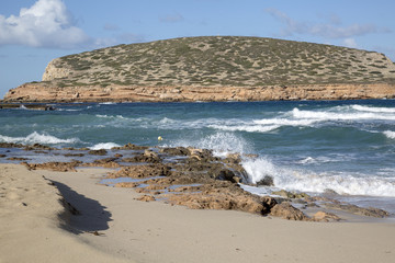 Comte Beach in Ibiza