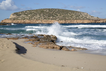 Comte Beach in Ibiza