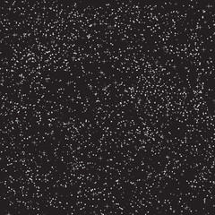 Black space with a lot of stars on black background. Vector illustration.