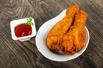 Crispy chicken legs
