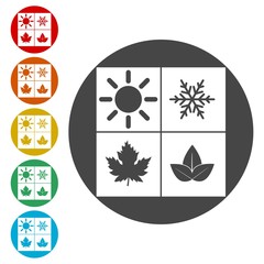 Four seasons, season icon 
