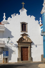 MOURAO, PORTUGAL - NOVEMBER 19, 2017: Church of San Francisco