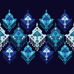 Naklejka premium Ethnic boho seamless pattern. Scribble texture. Folk motif. Textile rapport.