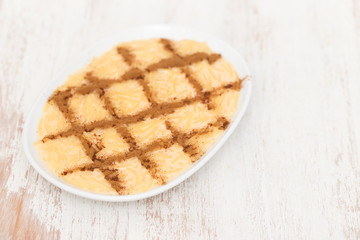 traditional portuguese Christmas dessert Aletria