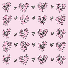 Hearts  pattern