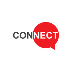 Connect logo Vector Template Design