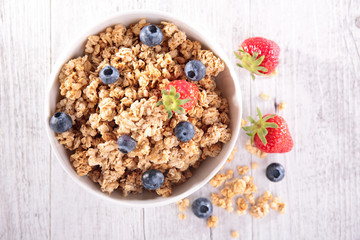 muesli with berry fruit