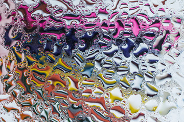 Abstract Color Water Drop Textures