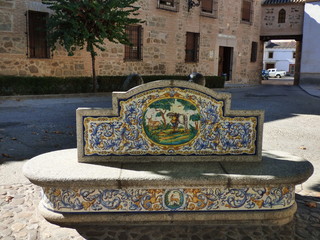 El Puente del Arzobispo. Pueblo de Toledo, en la comunidad autónoma de Castilla La Mancha...