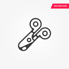Scissors icon. Cut symbol. Eps, vector illustration.