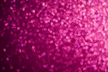 Pink bokeh christmas abstract background