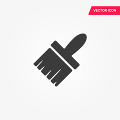 Pictograph of cleaning brush for template logo, icon, and identity vector designs