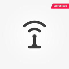 WiFi icon on white background. Vector illustration