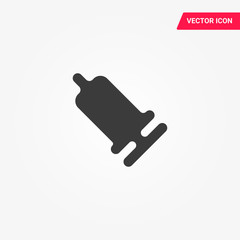 Syringe icon. Meicine and health care symbol. EPS 10 Vector.