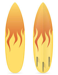 surfboard stock vector illustration