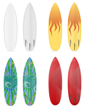 surfboard stock vector illustration