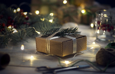 Small beautifully wrapped gift