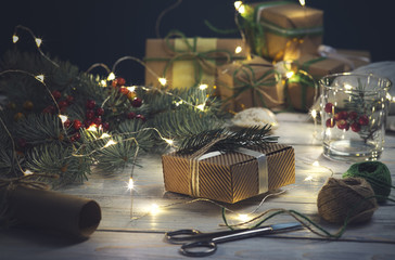 Small beautifully wrapped gift