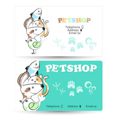 Pets business card